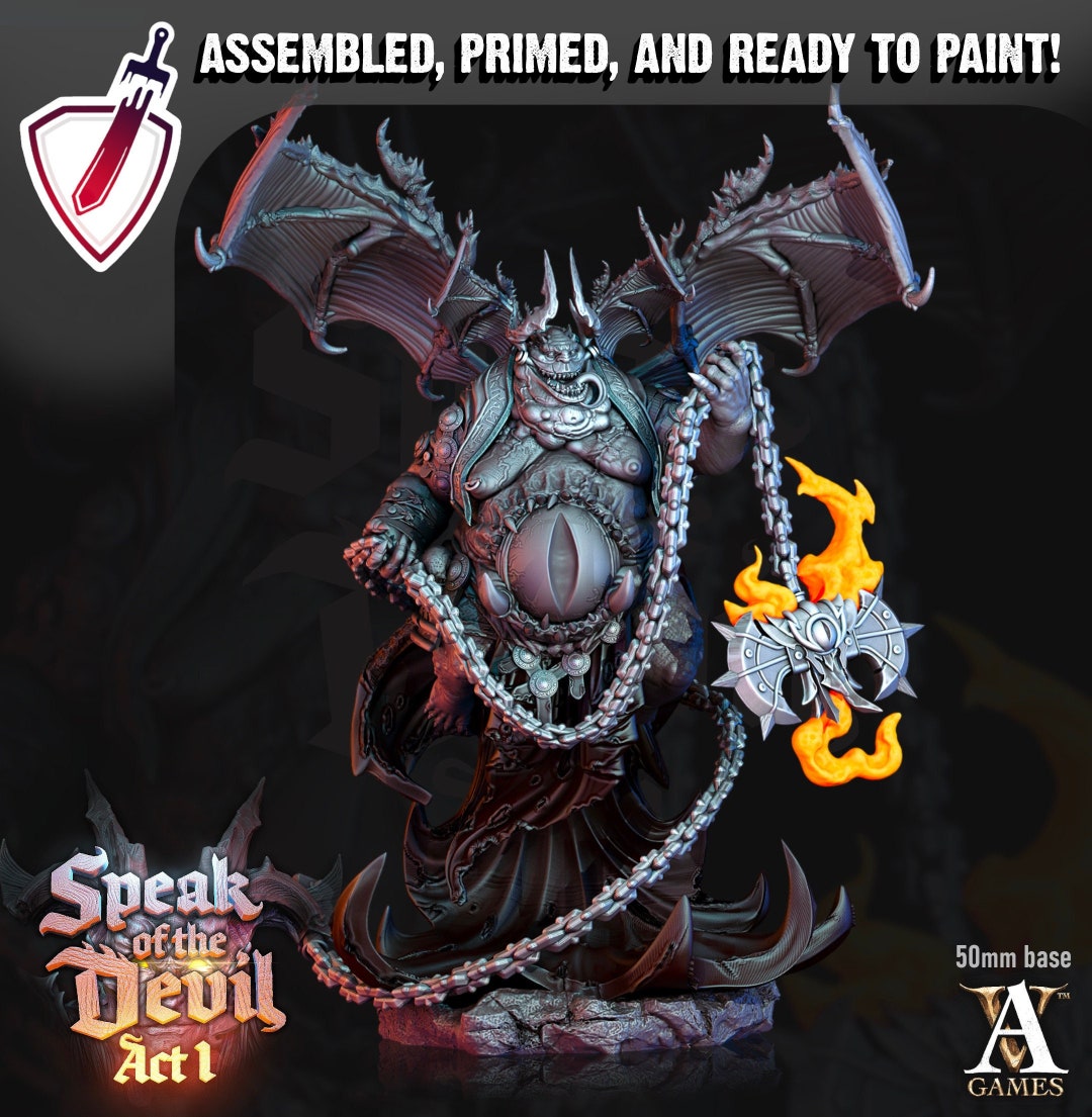 Yoronian Devil | Miniatures by Archvillain Games | Resin Mini for ...