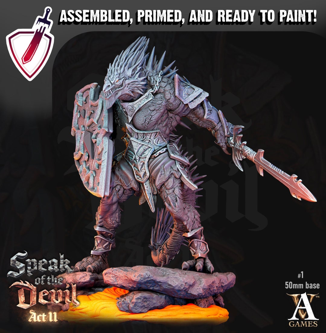 Terebrian Devil | Miniatures by Archvillain Games | Resin Mini for ...