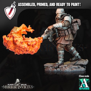 Morior Shocktroopers | Miniatures by Archvillain Games | Resin Mini for Tabletop Gaming, D&D, Wargaming, Painting | Assembled and Primed