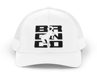 Embroidered Bronco Hat for Ford Owners