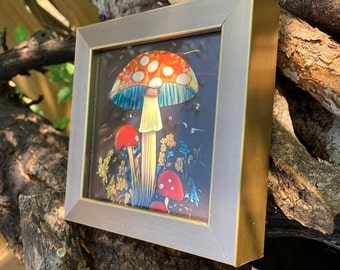 Mushroom Mini Print