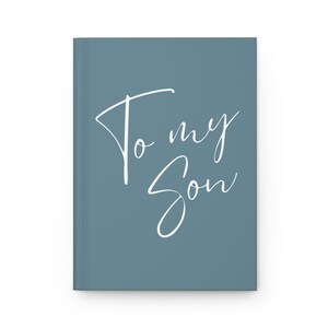 Diario para mi hijo, cartas para mi hijo, diario de tapa dura de padre a hijo