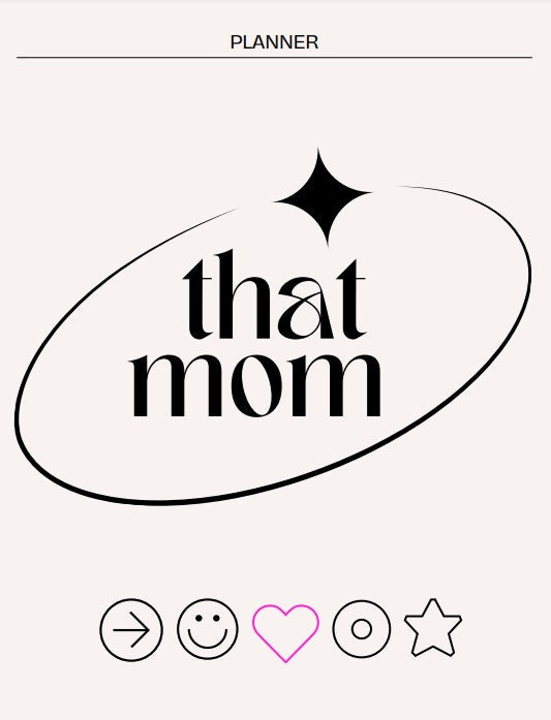 PLR Planner PLR Digital Planner PLR Mom Planner Etsy