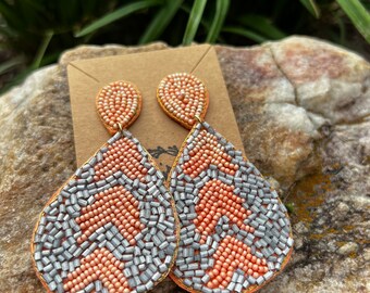 Beaded Tribal Earrings