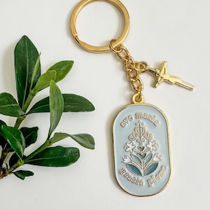 Ave Maria Keychain
