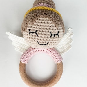 Guardian Angel Rattle (Girl)