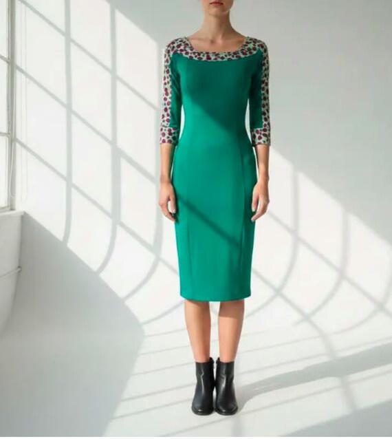 Just Cavalli vintage dress  vibrant colour and Y2K style