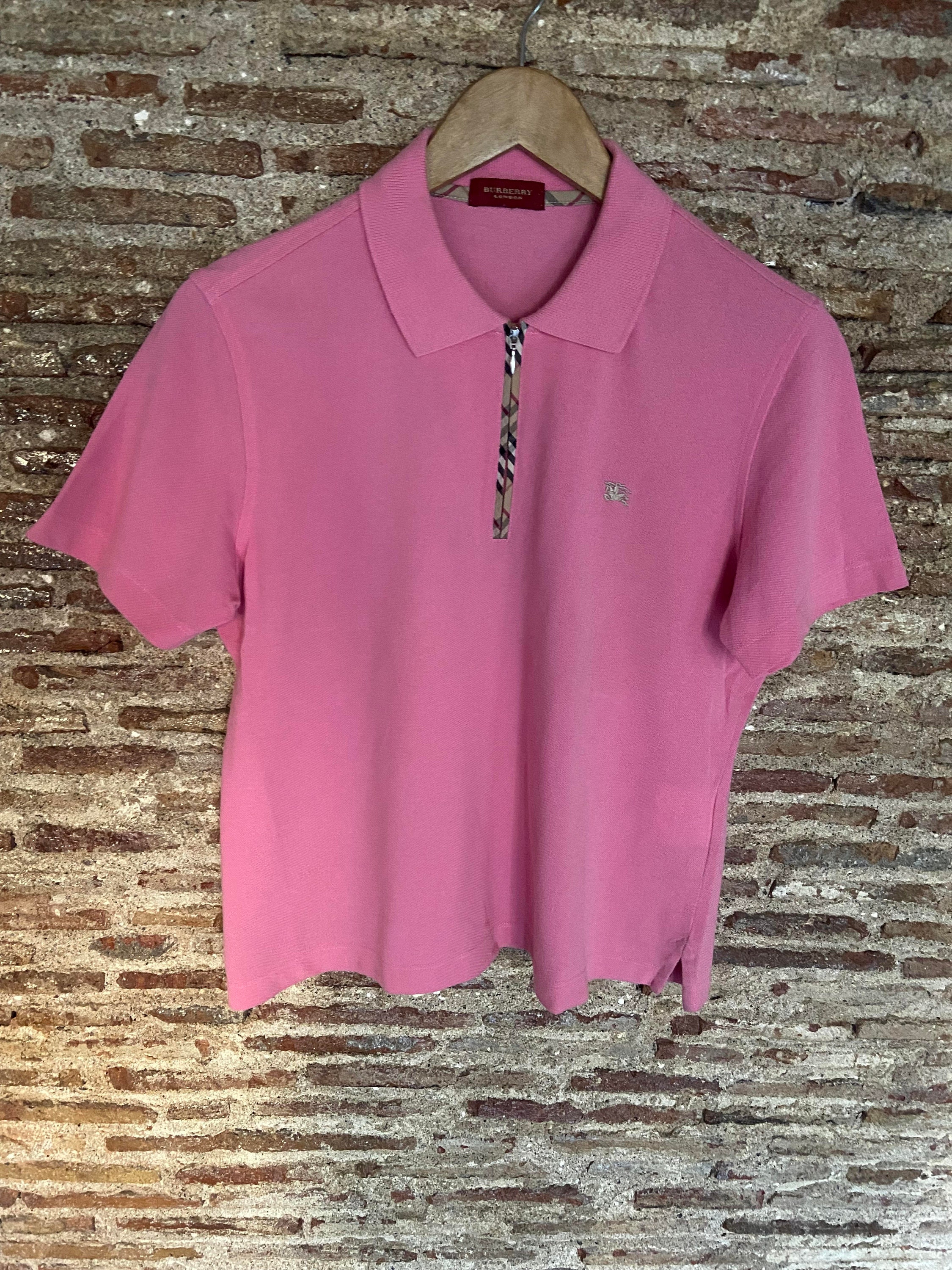 Burberry Pink Polo Etsy