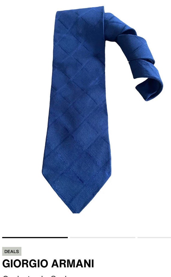 corbata vintage Giorgio Armani - image 1