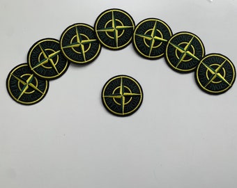 Round Stone island Badge Iron on (standard) *FAST DELIVERY*