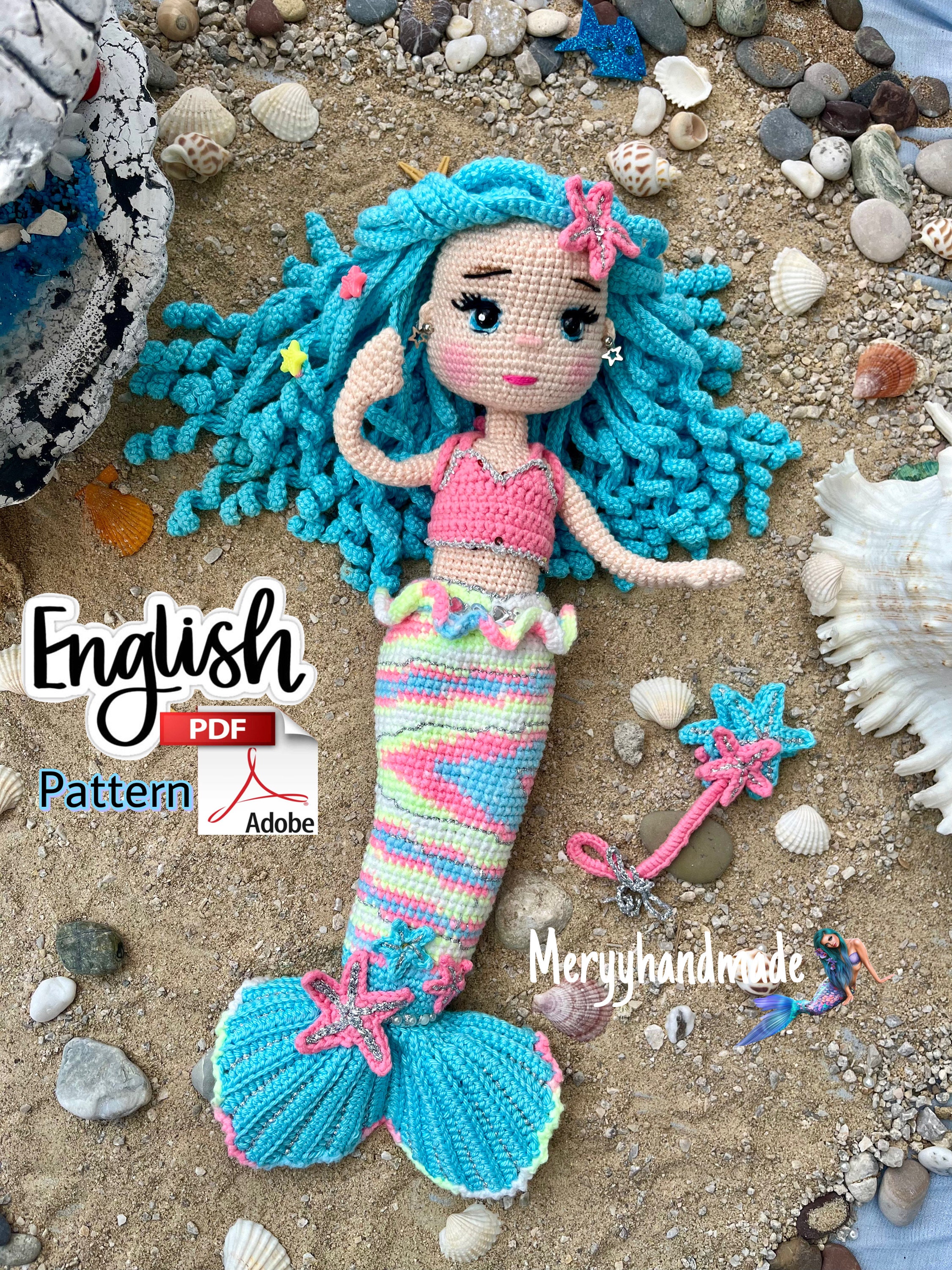 LIMITED LUXURIUS Custom doll Mermaid Melody 100% Handmade