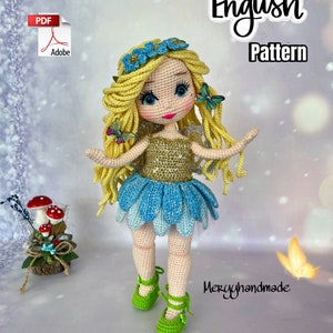 Amigurumi Doll  Pattern Amigurumi Pattern  Crochet doll Pattern ,Making doll Pattern Crochet Doll pattern