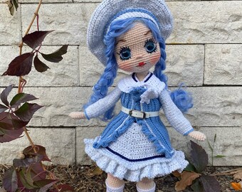 Amigurumi Amigurmidoll Amigurumi Crochet Doll. Handmade Doll  Knitting Doll.