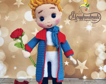 Little Prince Amigurumi Crochet Pattern: PDF Doll Tutorial (English)