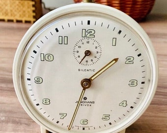 Junghans Trivox Silentic  1960’s, Mechanic Clock, Vintage Clock