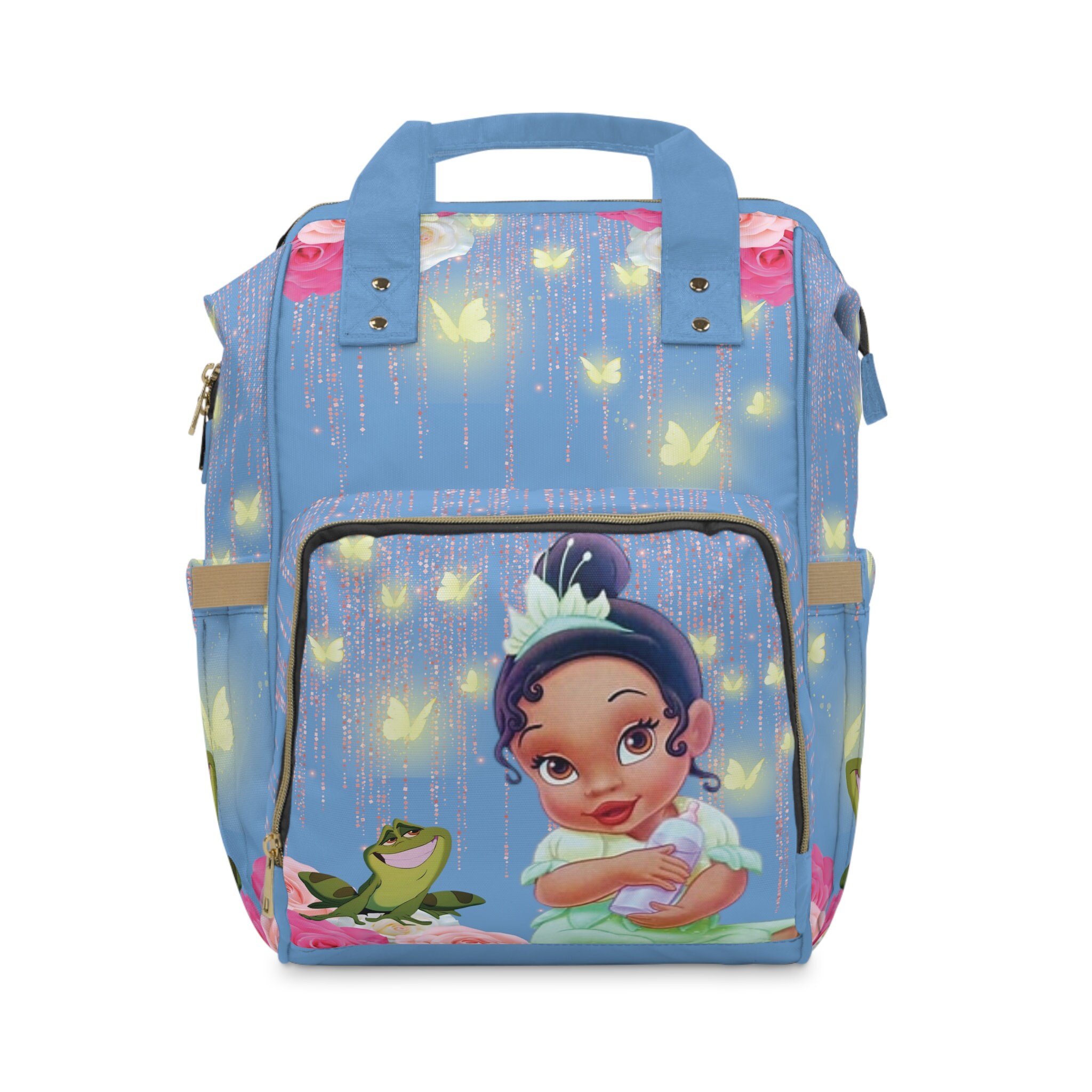 Baby Princess Tiana and the Frog Diaper Backpack Etsy