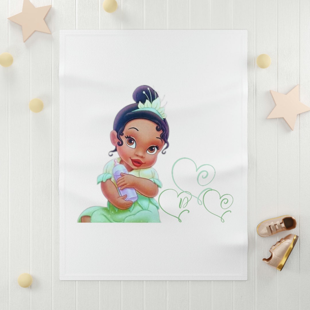 Baby Princess Tiana baby Blanket Etsy