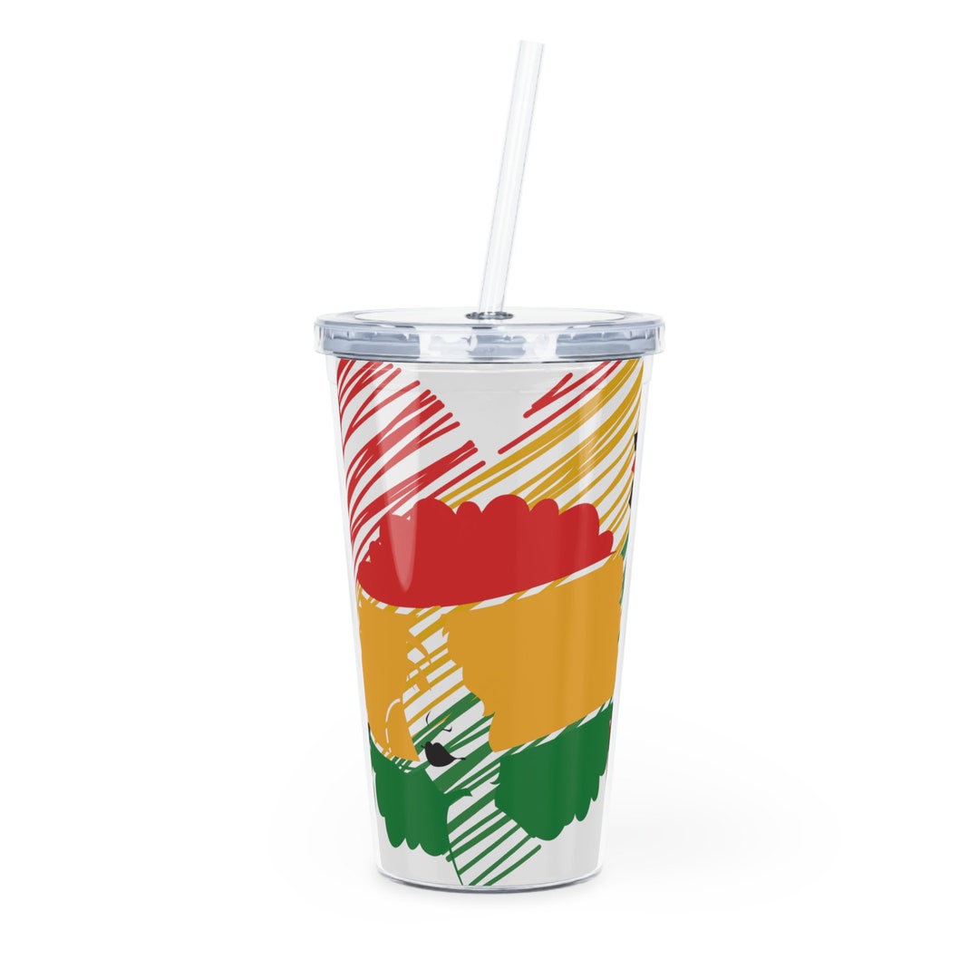 Beauty Queen plastic Tumbler With Straw Etsy