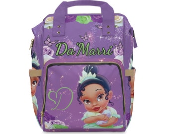 Baby Princess Tiana (Da'Marri) Diaper Backpack