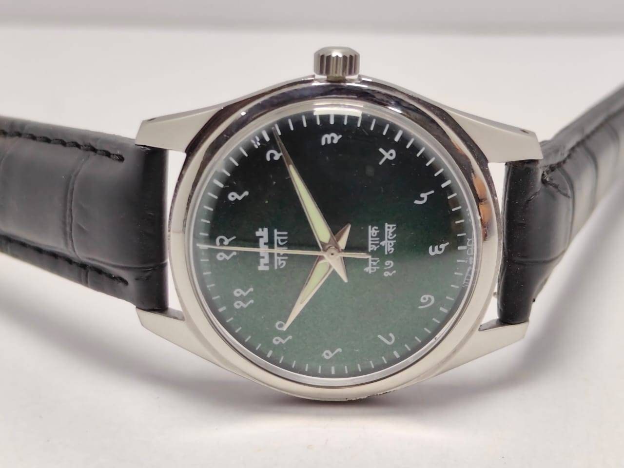 ★一点物美品　HMT　pilot　パイロット メンズ　腕時計 手巻き　アナログ　ヴィンテージ　パラショック　17石　ビンテージ アンティーク ☆一点物美品 HMT pilot パイロット メンズ 腕時計 手巻 アナログ