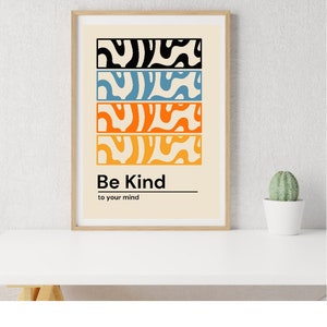 Body Positive Art, Mental Health Poster, Self Love Trendy, Cheap Wall Art, Mental Health svg, Zen Wall Art, Healing Wall Art,Mindfulness Art