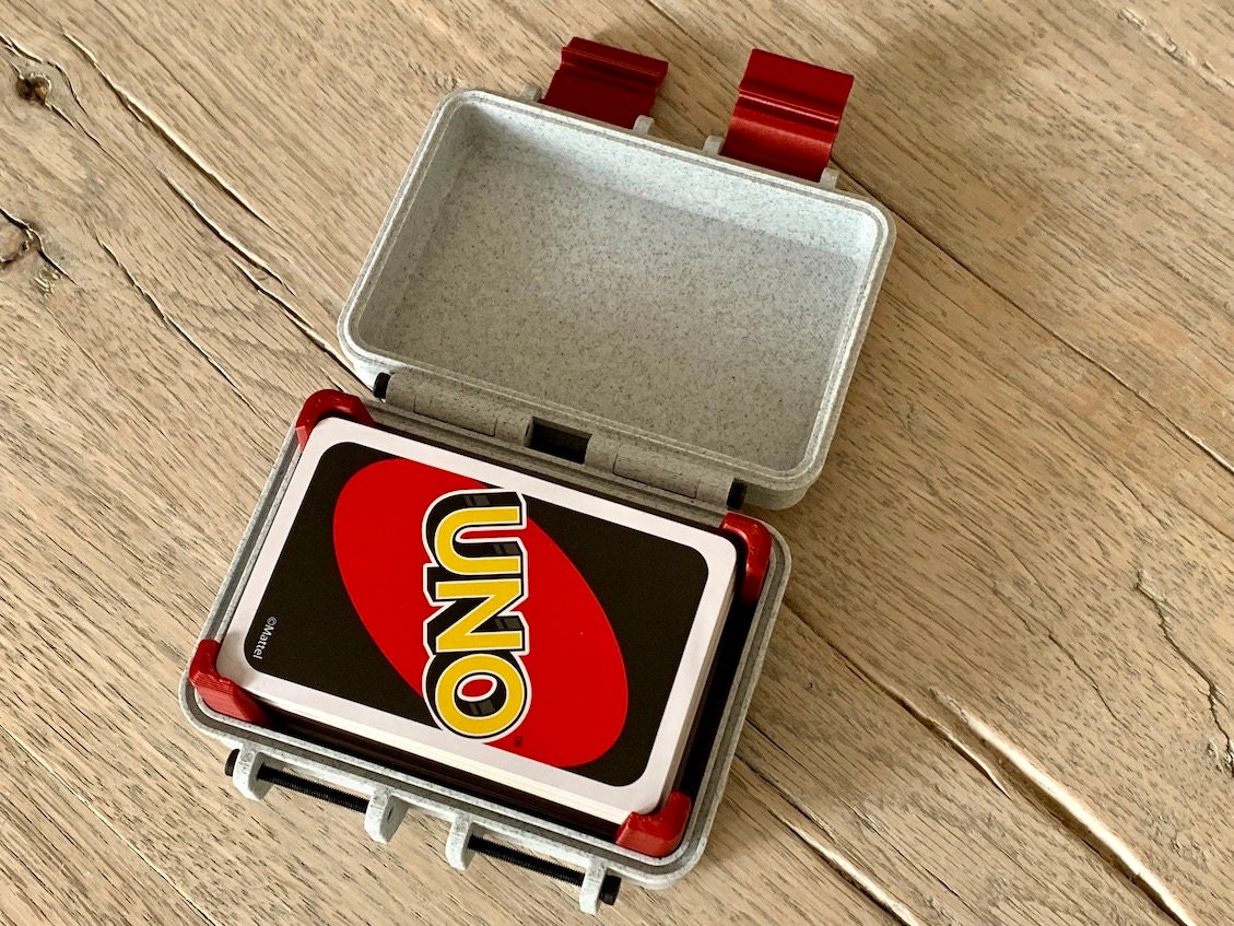 Personalized Leather Case for UNO Card Custom Leather UNO Card Holder  Leather UNO Deck Box 