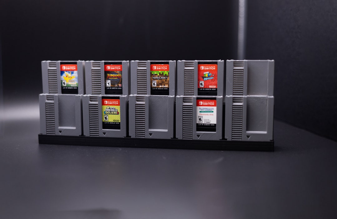 Nintendo Switch Cartridge Cases and Display. Retro NES Style Etsy