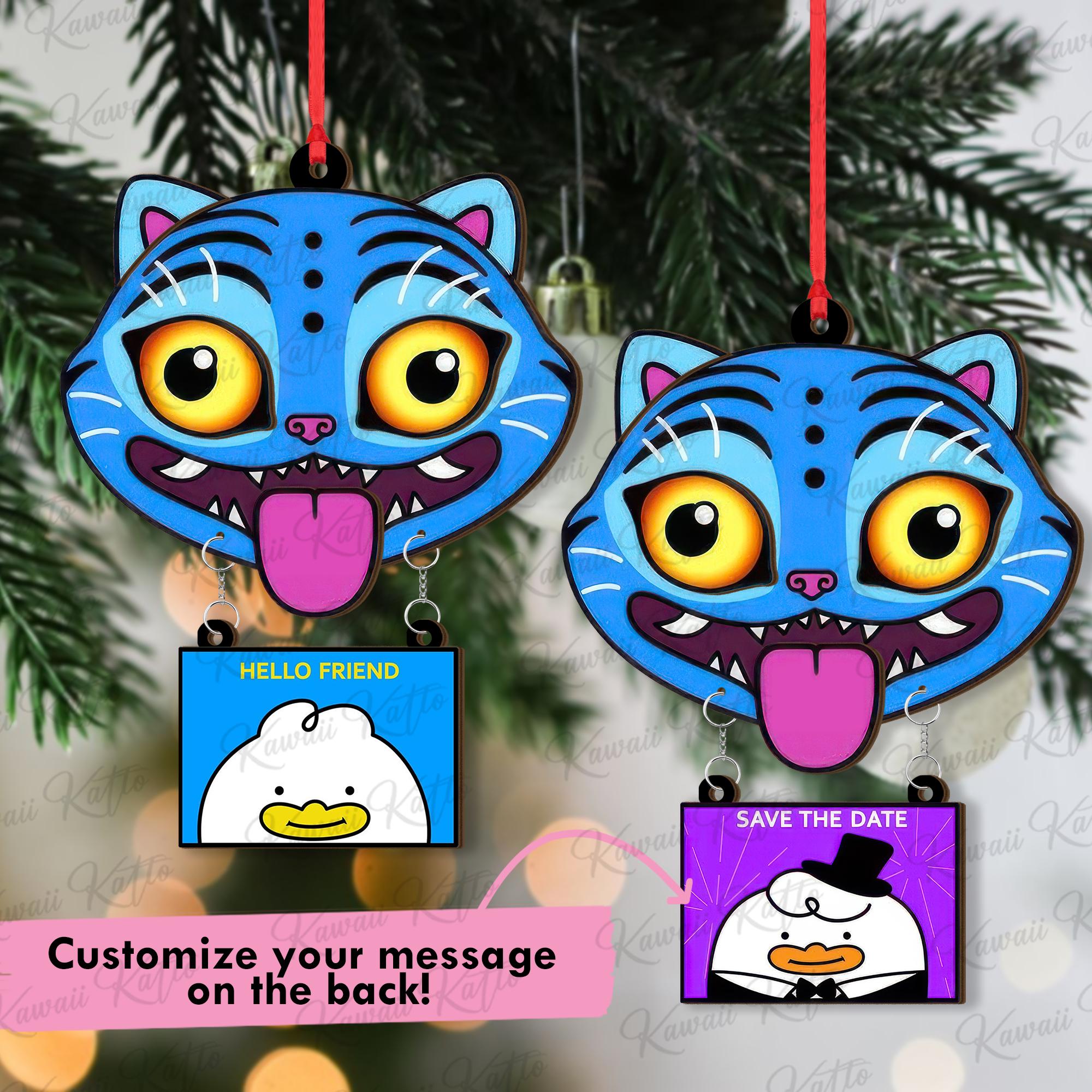 Personalized Derpy Tiger Demon Hunter Ornament, Kpop Gift - Etsy