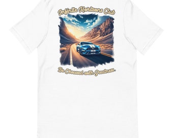 IHC Mustang GT Desert Dominance T-Shirt | Car T-shirt | Racing Fan T-shirt | Muscle Car T-shirt | Desert Road | Sunset Streets | Unisex