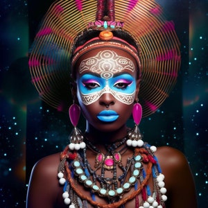 African Queens, digital download, PNG, instant download