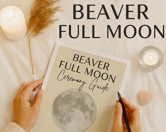 Full Moon Journal for Emotional Release | Lunar Self-Care Workbook | Supermoon Reflection Guide PDF