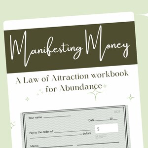 Manifest Money & Attract Wealth | Energy Flow, Abundance Mindset and Law of Attraction Workbook