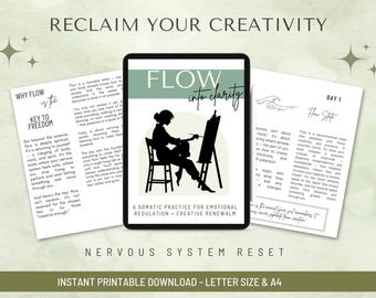 Reclaim Your Creativity Workbook | 5 Day Creative Flow Journal PDF