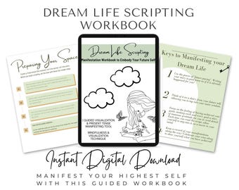 Dream Life Scripting Journal – Guided Meditation, Law of Attraction (PDF)