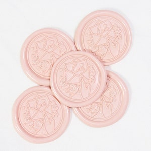 Lot de 9 autocollants à la cire pour lettre d'amour, autocollants | Faire-part de mariage, réservez des dates, fiançailles, marque-places, étiquettes-cadeaux | Fait main