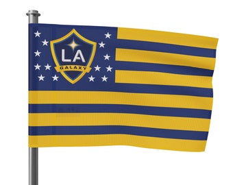 LA Galaxy - Stars and stripes - Drapeau, football LA Galaxy, Galaxy futbol, cadeau pour elle, cadeau pour lui