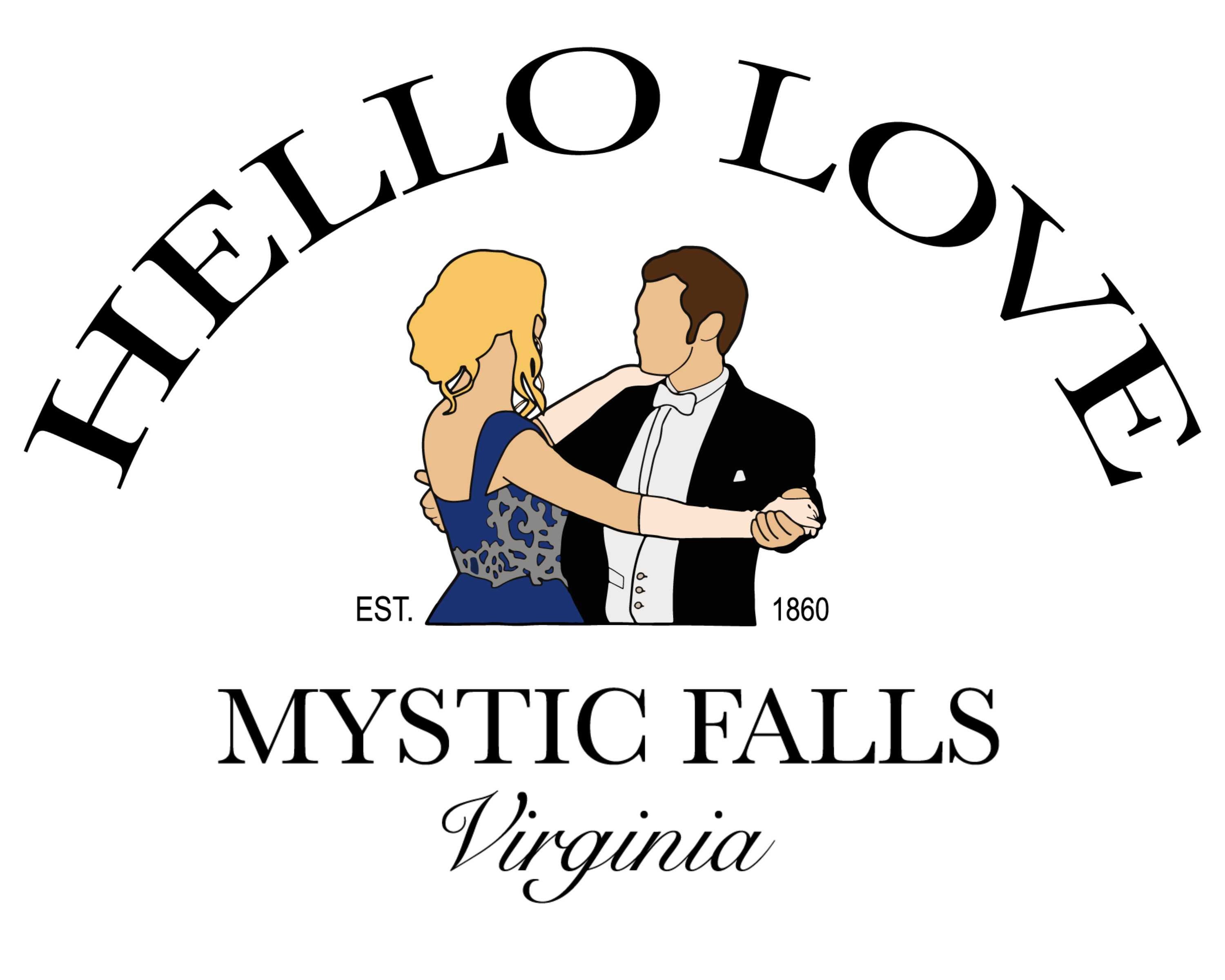 Hello Love T-shirt, Vampire Diaries Fan T-shirt, Klaus and Caroline Tee