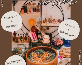 MANIFESTATION WORKBOOK : Guide and Fill Out Workbook for Manifesting by Cece Sinclaire