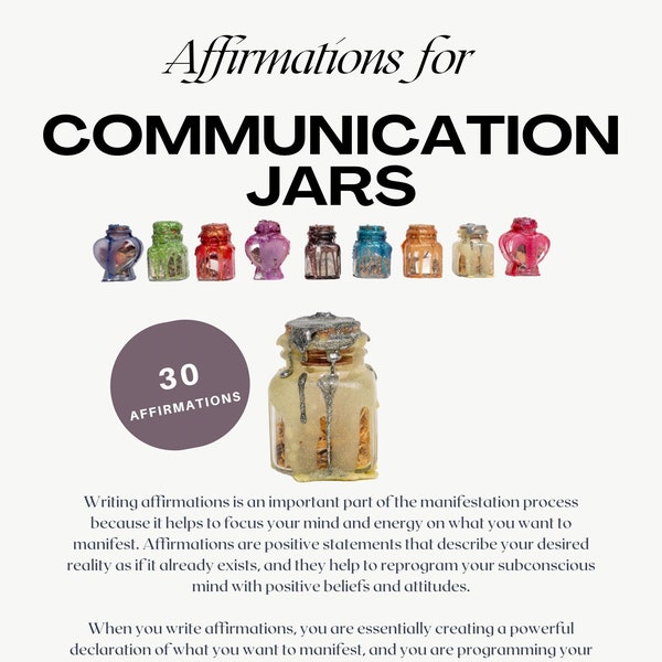 Communication Manifestation Affirmations for Journaling