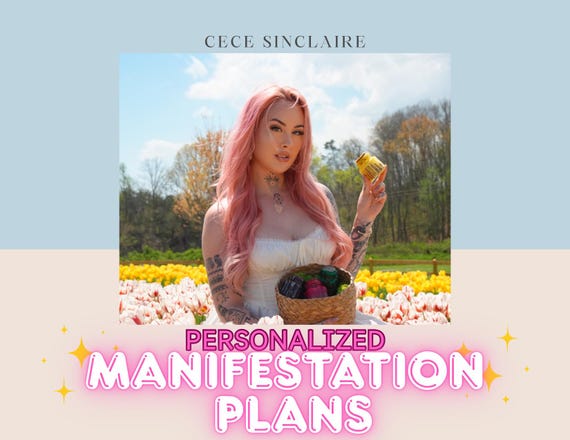 Custom Manifestation Plan | Digital Guide Based on Your Goals