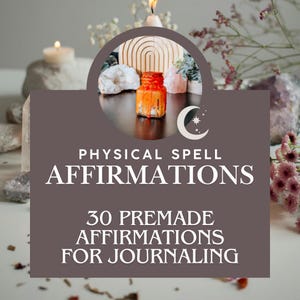 Physical health Manifestation Affirmations for Journaling