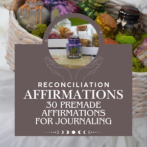 Reconciliation Communication Manifestation Affirmations for Journaling