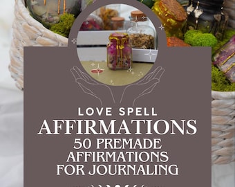 Love Manifestation Affirmations for Journaling