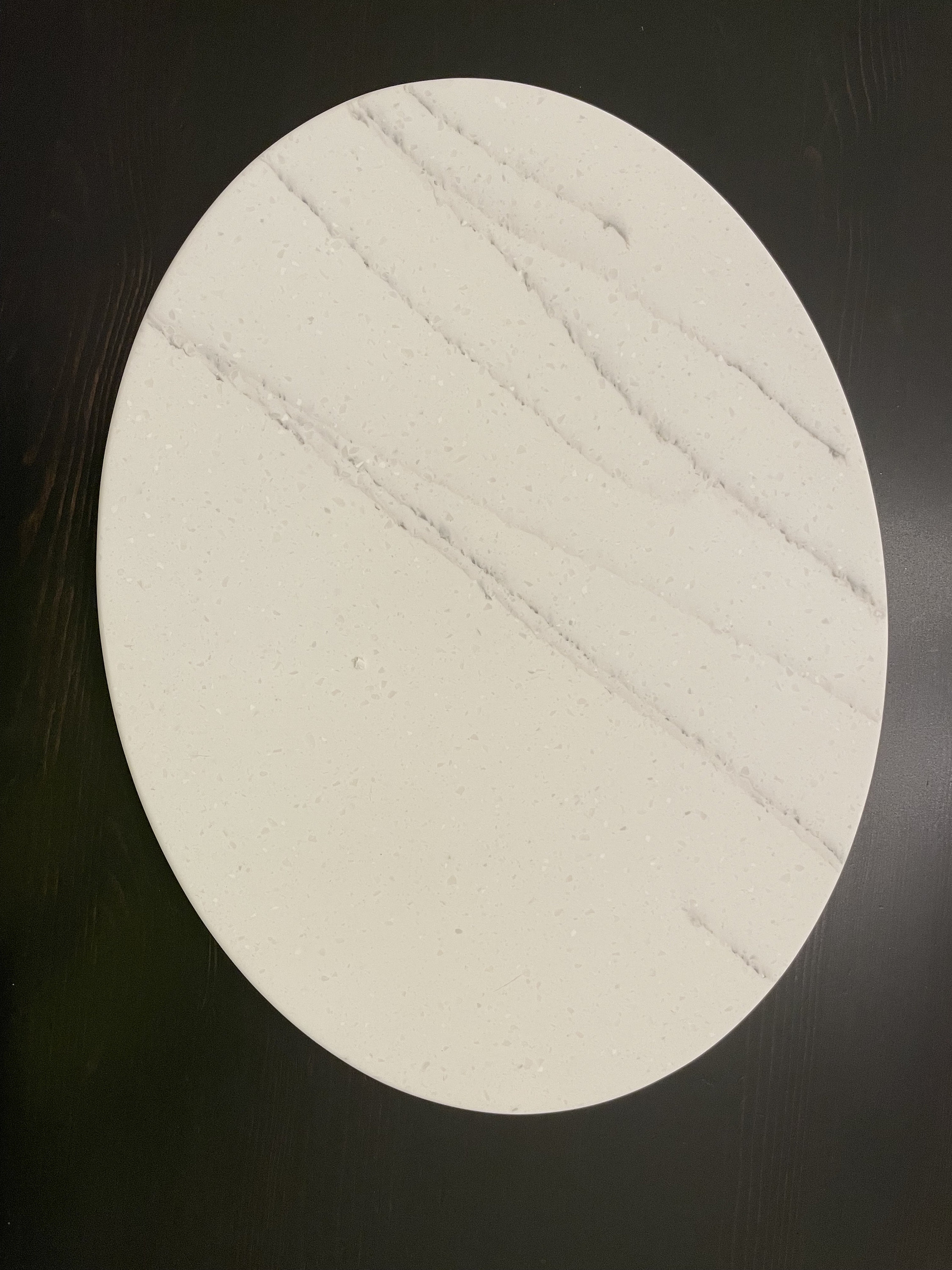 Oval Corian Cutting Board Etsy