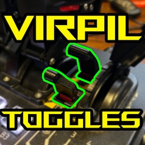 Virpil Toggle Switch Extensions (4): Virpil MongoosT-50CM3 Compatible