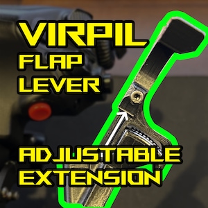 Flap Lever Extension (Standalone): Virpil MongoosT-50CM3 Compatible