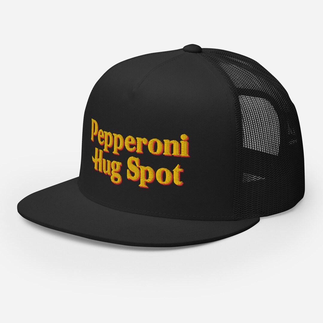Pepperoni Hug Spot Trucker Cap Etsy