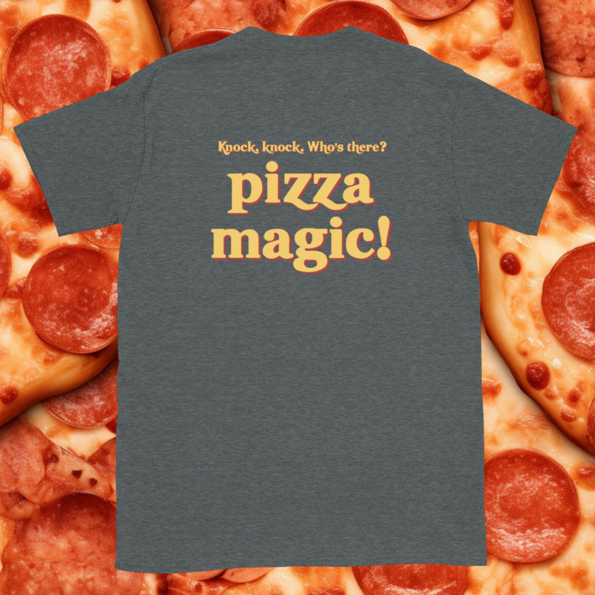 Pepperoni Hug Spot Pizza Magic Tee Etsy