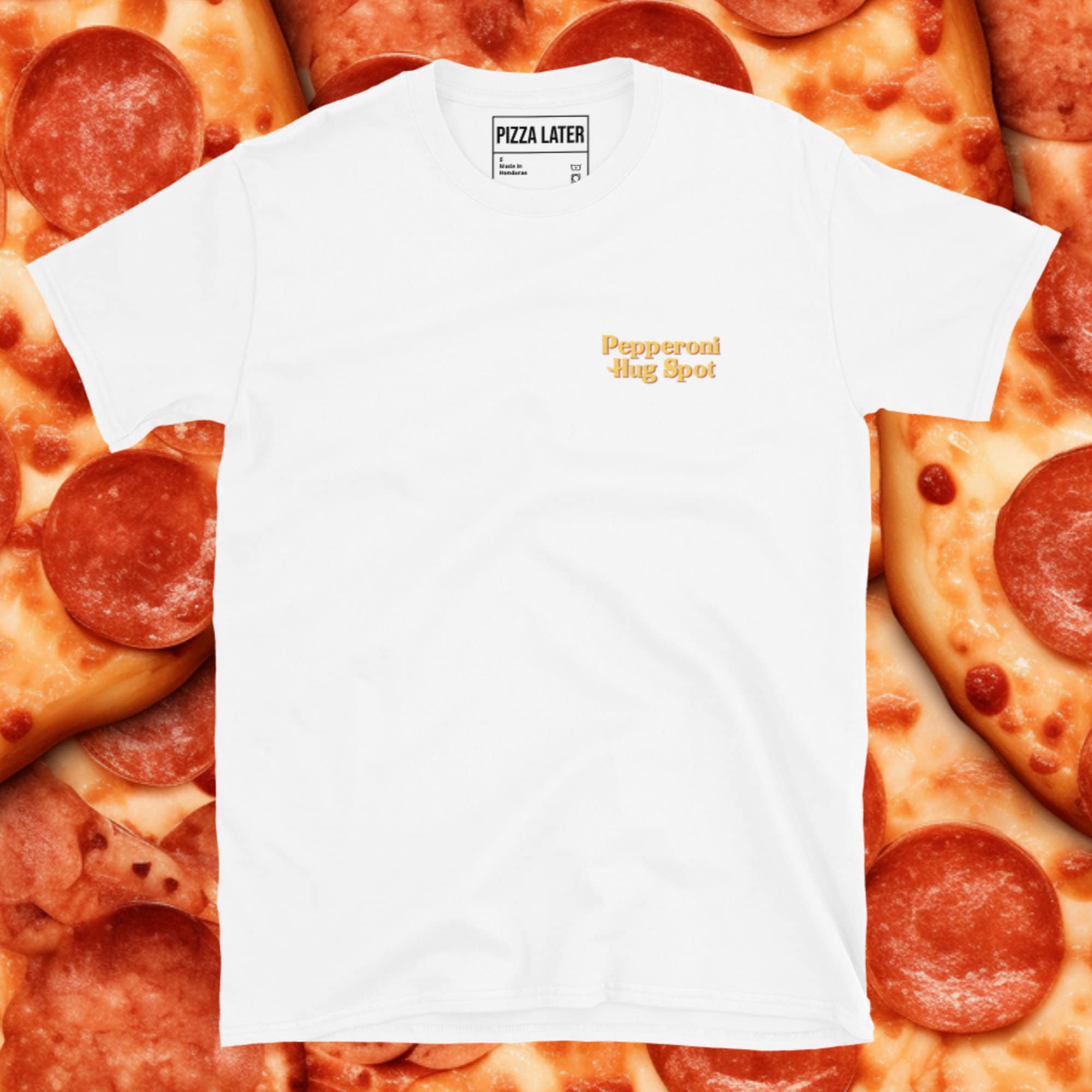 Pepperoni Hug Spot Pizza Magic Tee Etsy
