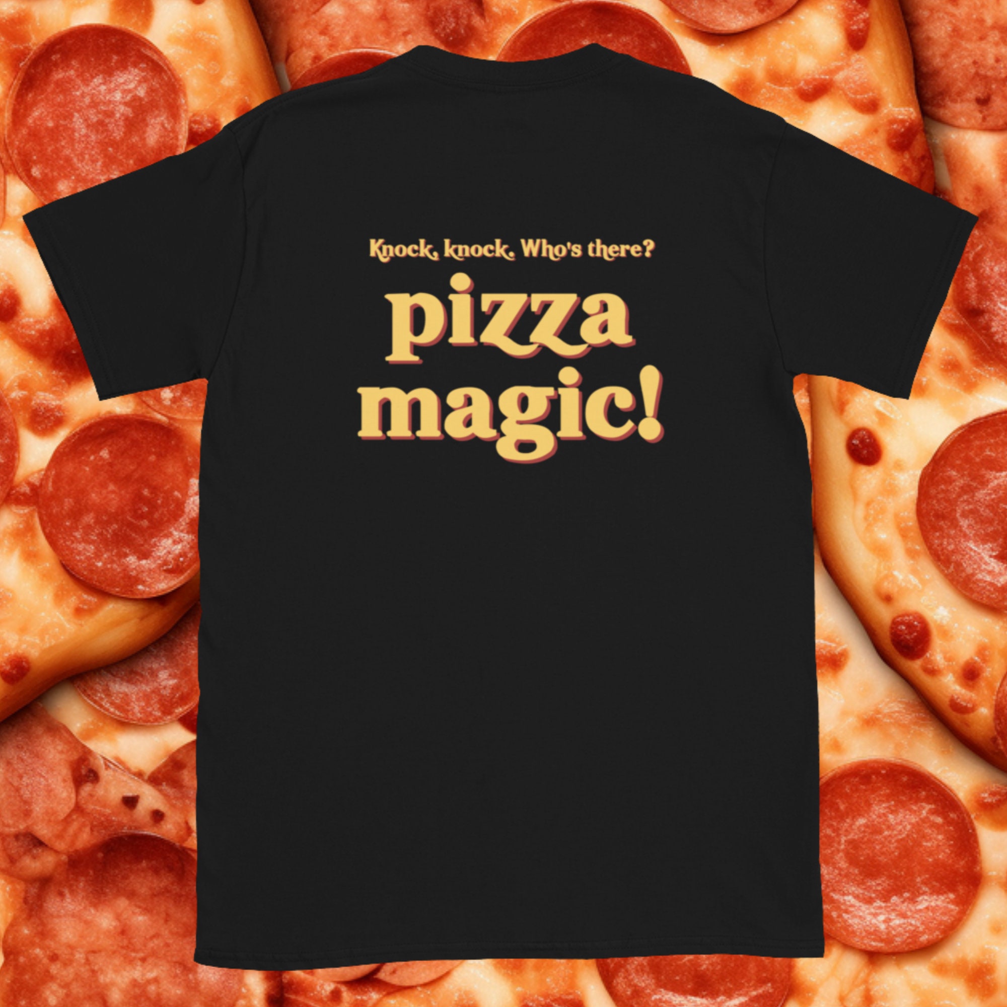 Pepperoni Hug Spot Pizza Magic Tee Etsy